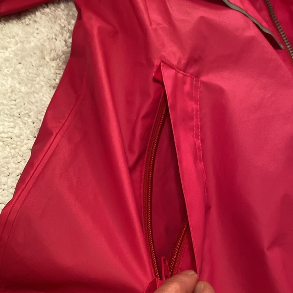 Charles River Pink and Gray Hooded Raincoat - Picture 5 of 8